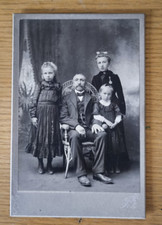 1900'S CABINET PHOTO GROUP  FAMILY ROBAUX - JAMISON STUDIO IRWIN - PENNSYLVANIA