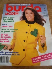MAGAZINE BURDA LES VESTES S'IMPOSENT MISS B COULEURS VIVES  ETC... 1989