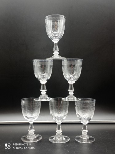 Verres vin cristal de - 6,