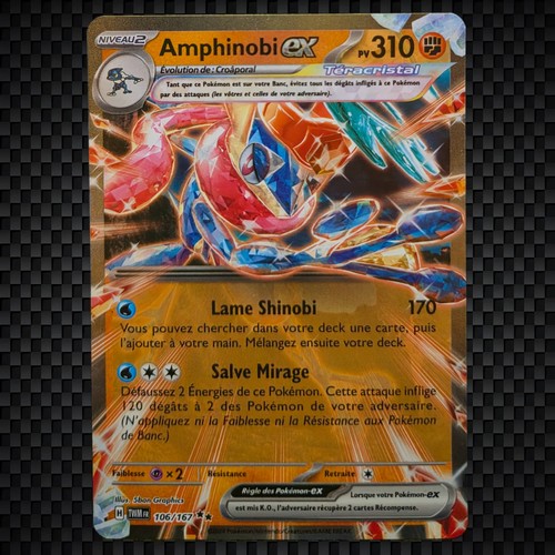 Cartes pokémon amphinobi ex - cartes, :