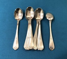 12 cuillères à glace CHRISTOFLE modèle FLEURON métal argenté Couvert Table 14 cm