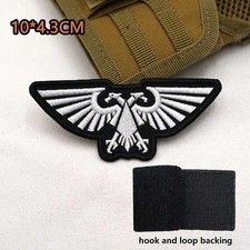 Patch Aigle Brodé Militaire 10x4.3cm - Badge Tactique Airsoft - Scratch