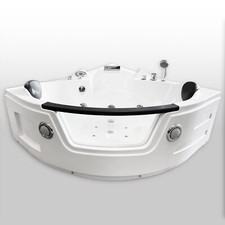 BAIGNOIRE BALNEO MASSANTE ANGLE HAUTE BAIN TOURBILLON 135 x 135 cm -  MIAMI