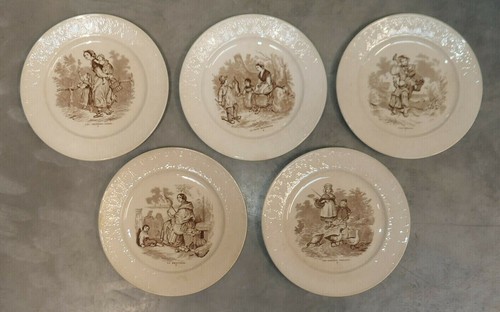 Lot petites assiettes - 5,