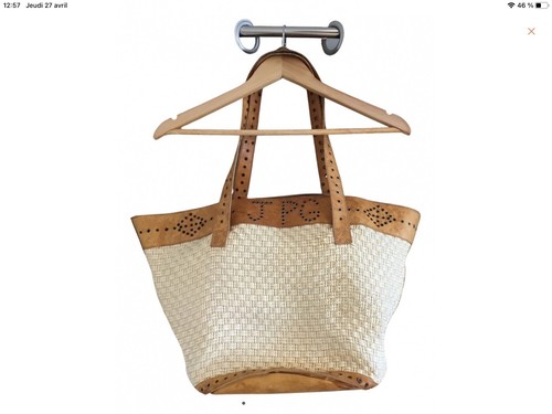 Superbe grand sac panier cabas - superbe,