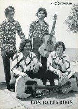 LOS BALIARDOS GRANDE PHOTOGRAPHIE sur CARTE 21*15 José REYES Hippolyte BALIARDO