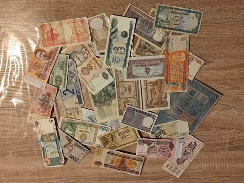 Lot billets monde - lot,