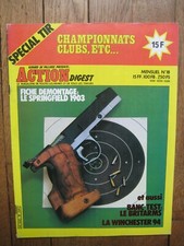 DOUBLE ACTION n° 18 - SPRINGFIELD 1903 - WINCHESTER 94 -FUSIL LEBEL - S&W TARGET