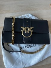 Pinko sac bandoulière, cuir de veau, L 27 x H 16 x P 7 cm