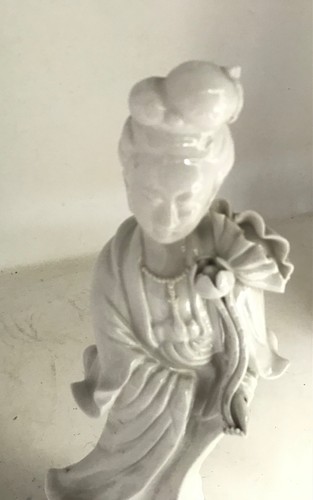 Figurine chinoise blanc - figurine, en