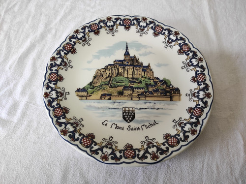 Ancienne assiette décorative - ancienne,