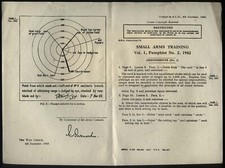 1943 Guerre Bureau Amendments Volume I, Brochure No2, Petit Bras Entraînement