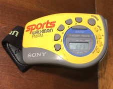o219o SONY Walkman Sports SRF-M78 Portable AM FM Digital Radio Wrist Arm Band