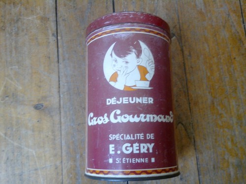 Ancienne boite tole cacao - tole,