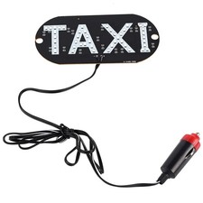 12V Lumière de Taxi, Enseigne