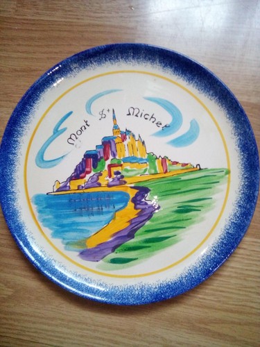Assiette mont saint michel - mont,