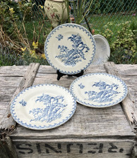 Assiettes à dessert - Gien - Modèle Chardons - XIXème