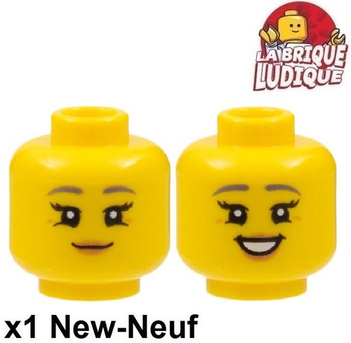 Lego minifig tête - 1x,