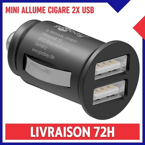 Mini prise double ports - prise,