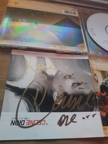 Celine dion autograph - autograph, fille
