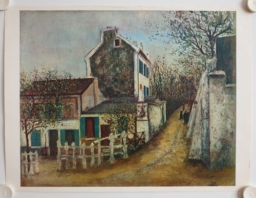 Affiche maurice utrillo - maurice, le