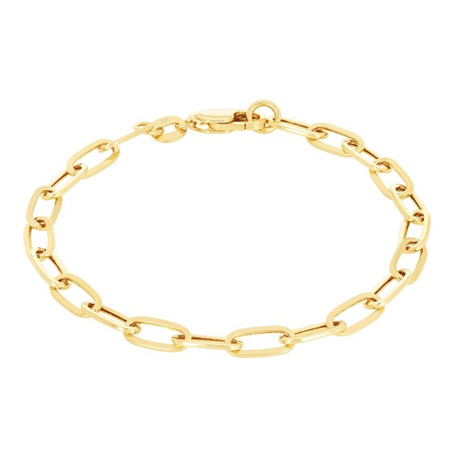 14k jaune 4mm - 4mm, trombone