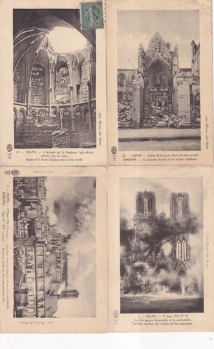 Lot antique postcards war - lot,