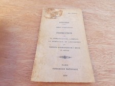 WW1 Manuel Artillerie Armes