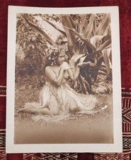 Photographie Originale, Tahiti, Polynésie, Spitz Curio Store Papeete, Femme Nue
