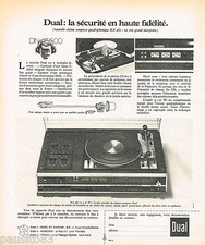 PUBLICITE ADVERTISING 065  1975  DUAL   hi-fi  chaine KA 460