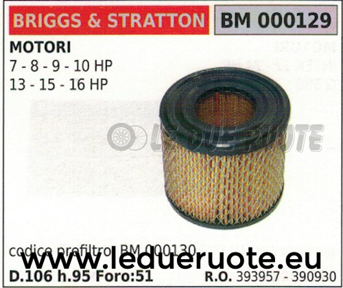 390930 393957 filtre air - 390930,