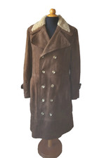 Manteau long en daim homme