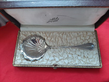 BELLE PELLE CUILLERE DE SERVICE A GLACE EN ARGENT MASSIF POINCON MINERVE