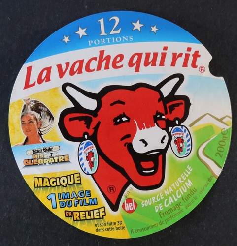 Etiquette fromage vache qui - fromage,
