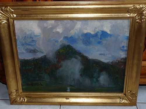 Tableau peinture huile - huile, sur