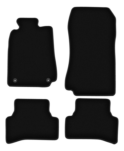 Tapis sol velours noir - velours,
