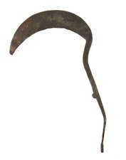 Outil De Faux Agricole – Ancien Outil De Récolte Tordu – Lame De Faux. G47-280