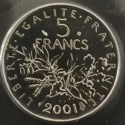 Francs semeuse 2001 - francs, bu