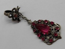 SUPERBE PENDENTIF St LOUIS XVI / NAPOLEON III EN ARGENT MASSIF STERLING FRANCE