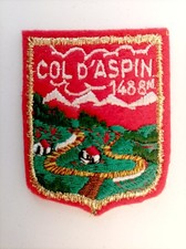 Écusson ancien COL D'ASPIN en feutrine brodée - Hautes-Pyrénées France