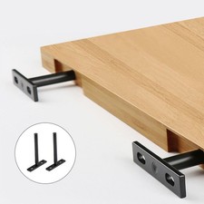 2pcs T Forme Tablette de la séparation Cachée Support Support Support Étagère