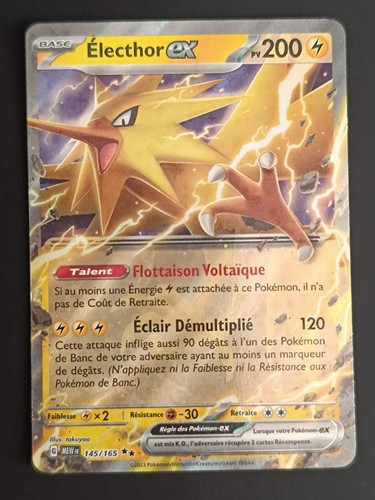 Carte pokemon 151 electhor - -,