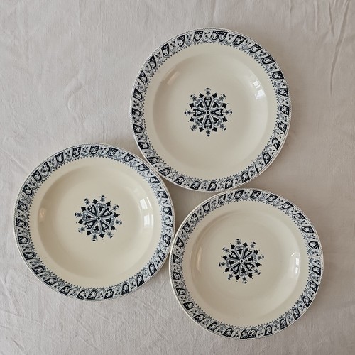 Assiettes creuses décor - assiettes,