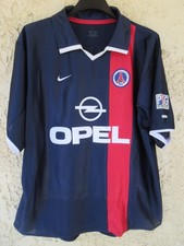 Maillot PSG PARIS SAINT-GERMAIN n°9 2001 2002 NIKE vintage football shirt XL