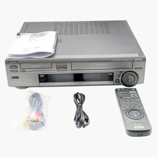 Sony WV-H5 Hi8 8mm VHS Combo VCR Deck Lecteur Enregistreur Vidéo Cassette Testé