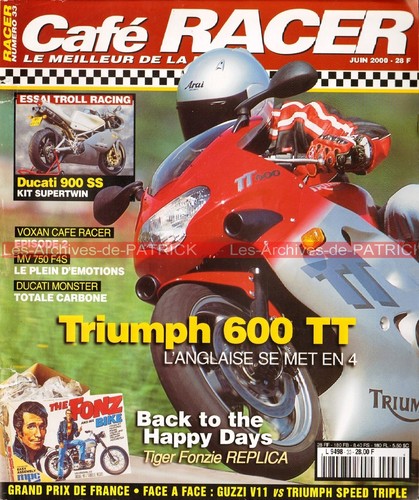 Café racer triumph 955 - café,