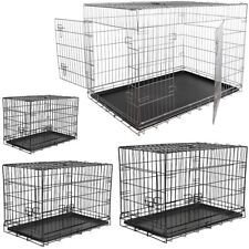 Boîte de transport pour chien Cage en fil de fer Coffre de transport Pliable