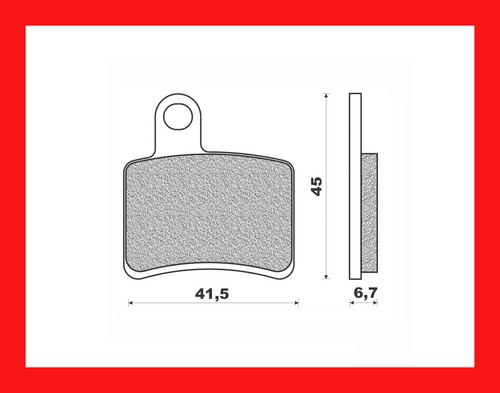 Fd0382 plaquettes frein - de,