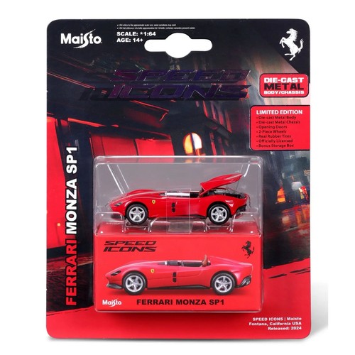 Maisto ferrari monza - sp1, 1:64