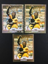 Pele Legends Sticker Pink Back + Black + Gold Swiss Panini World Cup 2018 #680
